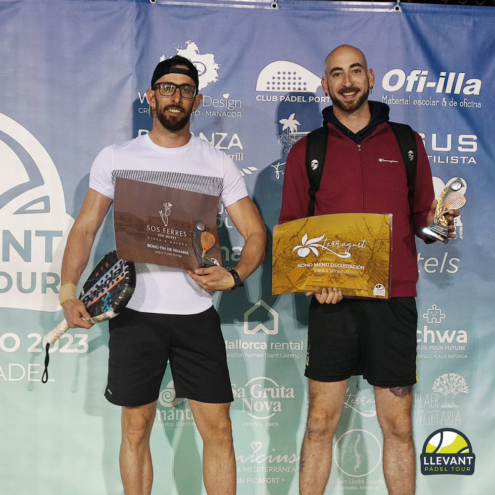 Ganadores 4ª Masculina - Llevant padel