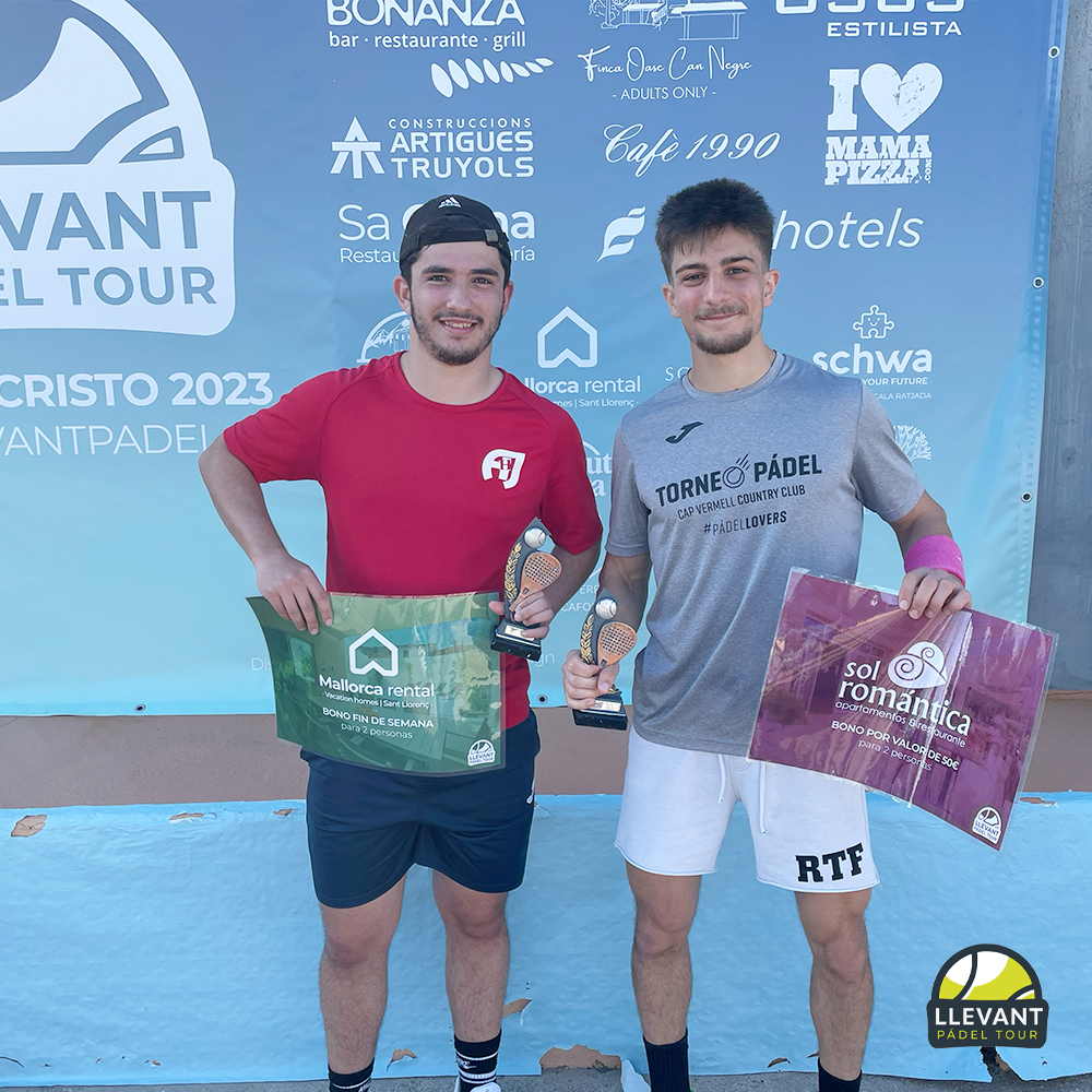 Ganadores 5ª Masculina - Llevant pádel